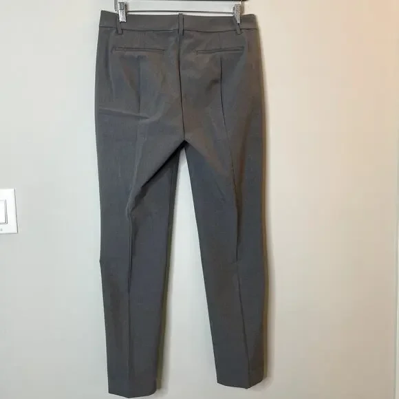 J.Crew Factory Slim Fit Full Length Trouser Pant Office CB286 Heathered Grey 10 - Picture 7 of 14